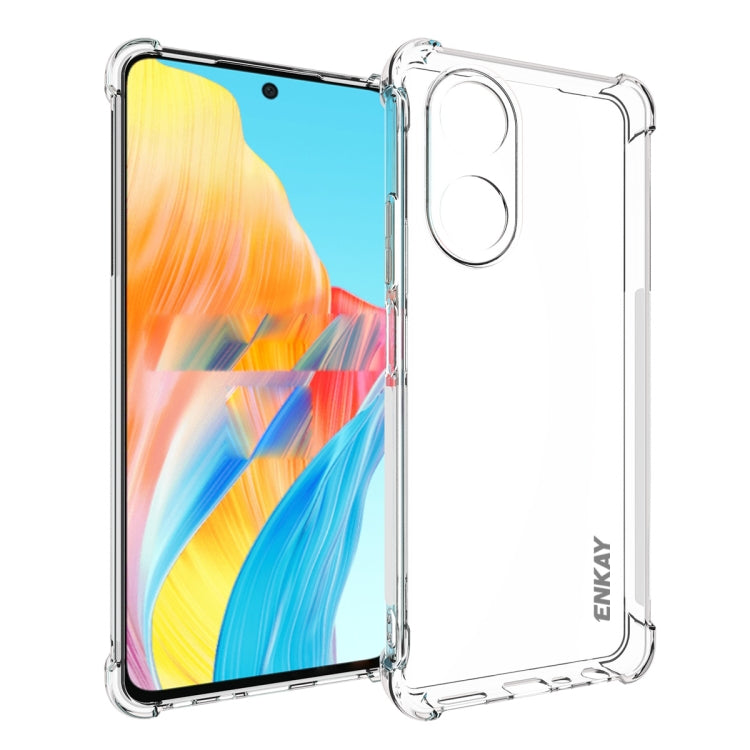 ENKAY Clear TPU Shockproof Anti-slip Phone Case, For OPPO Find X6 Pro, For OPPO A2 Pro 5G, For OPPO Find X6, For OPPO A58 4G Global, For Realme C55 4G, For OPPO Rono10 / Reno10 Pro Global, For OPPO A78 4G, For OPPO A79 5G Global, For OPPO A18 4G / A38 4G