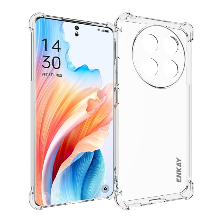 ENKAY Clear TPU Shockproof Anti-slip Phone Case, For OPPO Find X6 Pro, For OPPO A2 Pro 5G, For OPPO Find