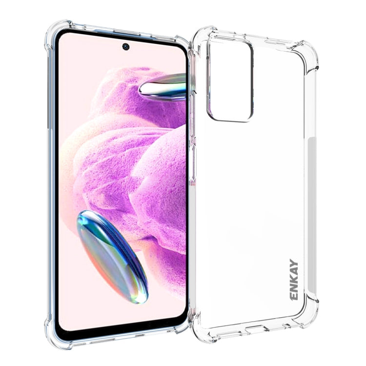 ENKAY Hat-Prince Transparent TPU Shockproof Phone Case, For Xiaomi Poco X7 Pro 5G, For Xiaomi Poco M7 Pro 5G, For Redmi Note 14 Pro 4G, For Redmi Note 14 4G 163.25mm, For Xiaomi 15 Pro, For Xiaomi 15, For Xiaomi 14T Pro 5G, For Xiaomi 14T 5G