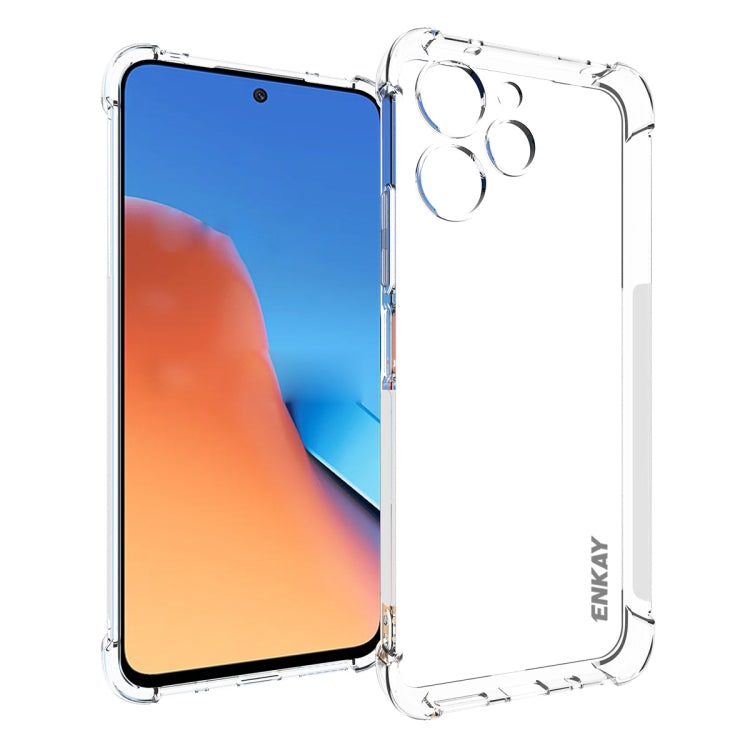 ENKAY Hat-Prince Transparent TPU Shockproof Phone Case, For Xiaomi 14T Pro 5G, For Xiaomi 14T 5G, For Xiaomi Redmi 14C 4G, For Redmi K70 Ultra, For Redmi Note 13R 5G, For Redmi Turbo 3 5G, For Xiaomi Redmi A3, For Redmi Note 13 Pro 4G                  ...