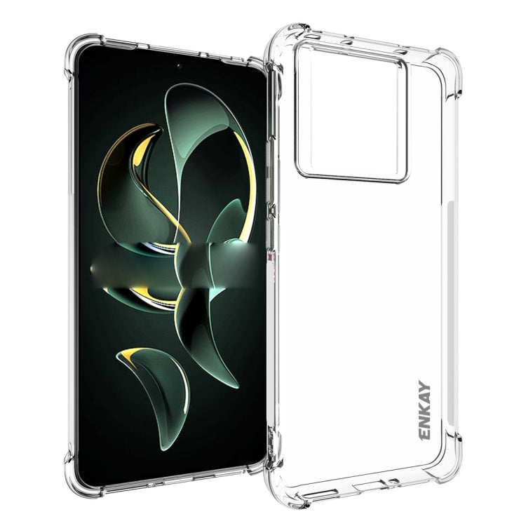 ENKAY Hat-Prince Transparent TPU Shockproof Phone Case, For Xiaomi Poco X7 Pro 5G, For Xiaomi Poco M7 Pro 5G, For Redmi Note 14 Pro 4G, For Redmi Note 14 4G 163.25mm, For Xiaomi 15 Pro, For Xiaomi 15, For Xiaomi 14T Pro 5G, For Xiaomi 14T 5G