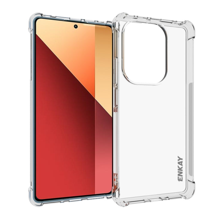 ENKAY Hat-Prince Transparent TPU Shockproof Phone Case, For Xiaomi 14T Pro 5G, For Xiaomi 14T 5G, For Xiaomi Redmi 14C 4G, For Redmi K70 Ultra, For Redmi Note 13R 5G, For Redmi Turbo 3 5G, For Xiaomi Redmi A3, For Redmi Note 13 Pro 4G                  ...