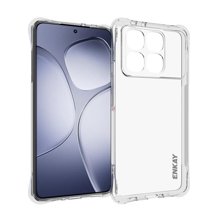 ENKAY Hat-Prince Transparent TPU Shockproof Phone Case, For Xiaomi 14T Pro 5G, For Xiaomi 14T 5G, For Xiaomi Redmi 14C 4G, For Redmi K70 Ultra, For Redmi Note 13R 5G, For Redmi Turbo 3 5G, For Xiaomi Redmi A3, For Redmi Note 13 Pro 4G                  ...