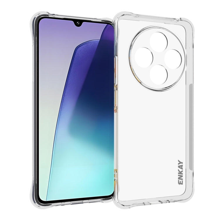 ENKAY Hat-Prince Transparent TPU Shockproof Phone Case, For Xiaomi 14T Pro 5G, For Xiaomi 14T 5G, For Xiaomi Redmi 14C 4G, For Redmi K70 Ultra, For Redmi Note 13R 5G, For Redmi Turbo 3 5G, For Xiaomi Redmi A3, For Redmi Note 13 Pro 4G                  ...