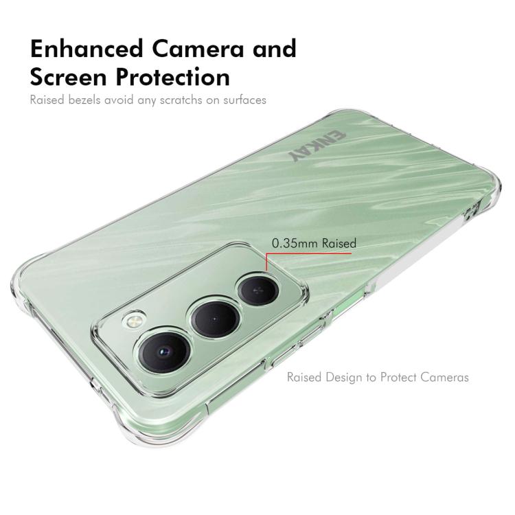 ENKAY Hat-Prince Transparent TPU Shockproof Phone Case, Redmi 15 5G Global / 15 4G SEA 169.5mm, For Redmi 15 5G / 4G EU 171mm, For Redmi 15C 5G / 4G Global 171mm