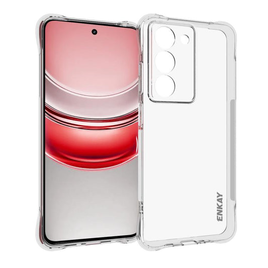 ENKAY Transparent TPU Shockproof Anti-slip Phone Case, For Realme 14X 5G Global, For Realme GT7 Pro 5G, For Realme C63 4G, For Realme GT Neo6 SE, For Realme 12, For Realme 12+, For Realme 12 Pro, For Realme C67 4G Global, For Realme GT5 5G