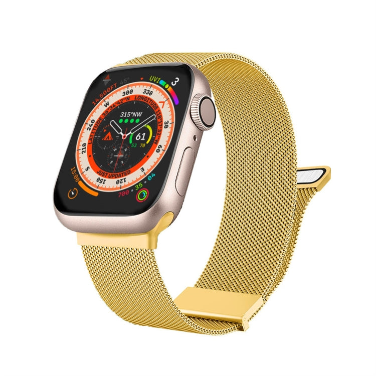 Milan Double Magnetic Steel Mesh Watch Band, For Apple Watch SE 44mm, For Apple Watch 6 40mm, For Apple Watch 6 44mm, For Apple Watch 5 44mm