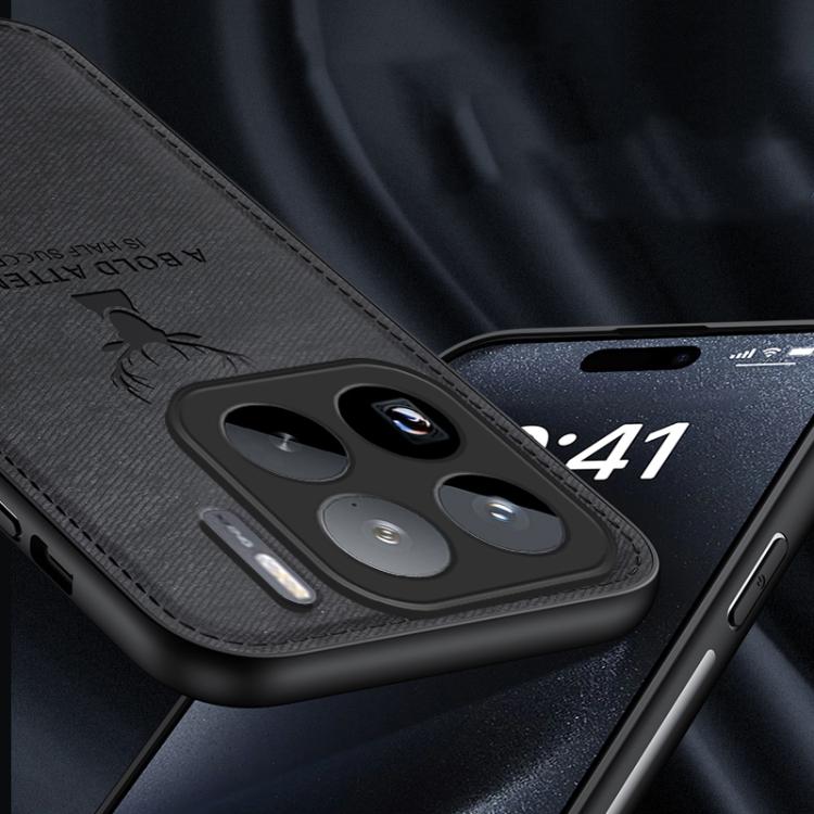 Deer Head Cloth Skin All-inclusive Phone Case, For Xiaomi Redmi Note 14 Pro+, For Xiaomi 15 Pro, For Xiaomi 15, For Xiaomi Redmi Note 14 5G, For Xiaomi Redmi Note 14 Pro 5G, For Xiaomi 14T Pro, For Xiaomi Redmi 14C 4G, For Xiaomi Redmi Note 13R