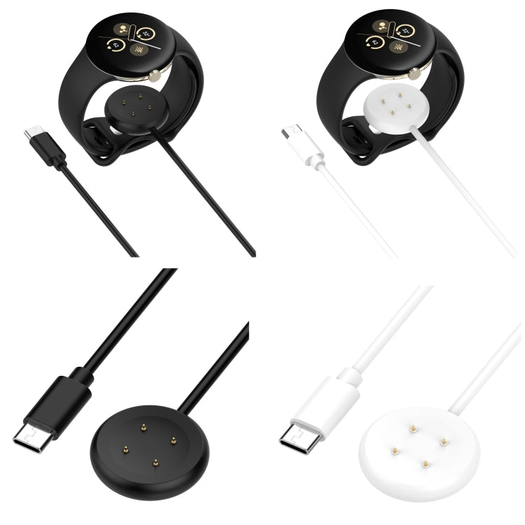 For Google Pixel Watch 3 41 / 45mm USB-C / Type-C Interface Smart Watch Charging Cable, Length: 1m, Type-C Interface