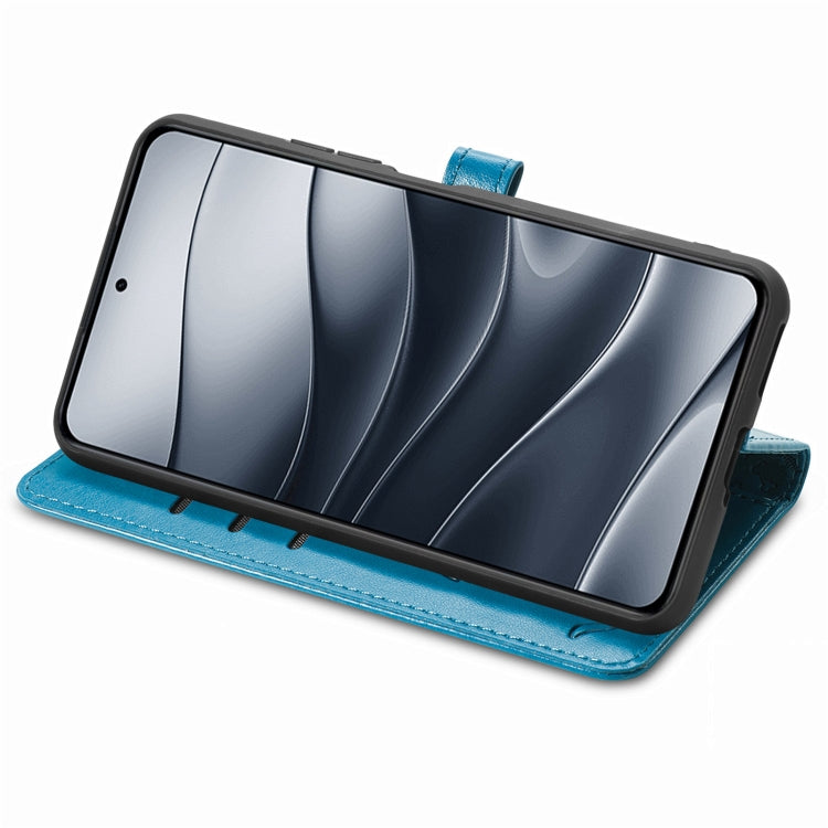 Cat and Dog Embossed Leather Phone Case