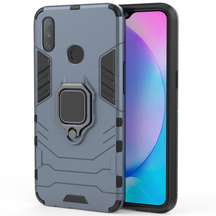 PC + TPU Shockproof Protective Case with Magnetic Ring Holder for Oppo Realme 3, For Oppo Realme 3