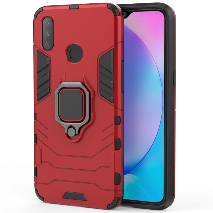 PC + TPU Shockproof Protective Case with Magnetic Ring Holder for Oppo Realme 3, For Oppo Realme 3