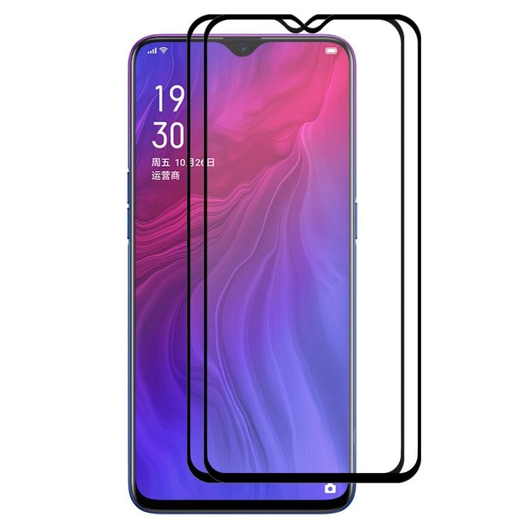 2 PCS ENKAY Hat-prince Full Glue 0.26mm 9H 2.5D Tempered Glass Full Coverage Film for, For Redmi Note 8 Pro, For Huawei Nova 5i Pro, For OPPO Realme X, For OPPO Reno Z, For OPPO Reno 10x zoom, For OPPO Reno, For VIVO X27 Pro, For VIVO X27