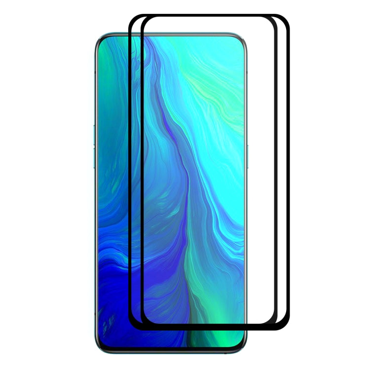 2 PCS ENKAY Hat-prince Full Glue 0.26mm 9H 2.5D Tempered Glass Full Coverage Film for, For Redmi Note 8 Pro, For Huawei Nova 5i Pro, For OPPO Realme X, For OPPO Reno Z, For OPPO Reno 10x zoom, For OPPO Reno, For VIVO X27 Pro, For VIVO X27