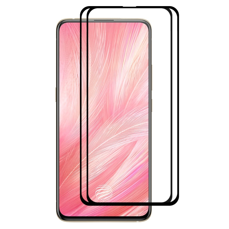 2 PCS ENKAY Hat-prince Full Glue 0.26mm 9H 2.5D Tempered Glass Full Coverage Film for, For Redmi Note 8 Pro, For Huawei Nova 5i Pro, For OPPO Realme X, For OPPO Reno Z, For OPPO Reno 10x zoom, For OPPO Reno, For VIVO X27 Pro, For VIVO X27