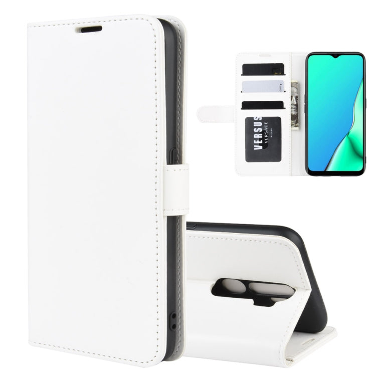 For OPPO A9 (2020)  R64 Texture Single Fold Horizontal Flip Leather Case with Holder & Card Slots & Wallet, For OPPO A9(2020)