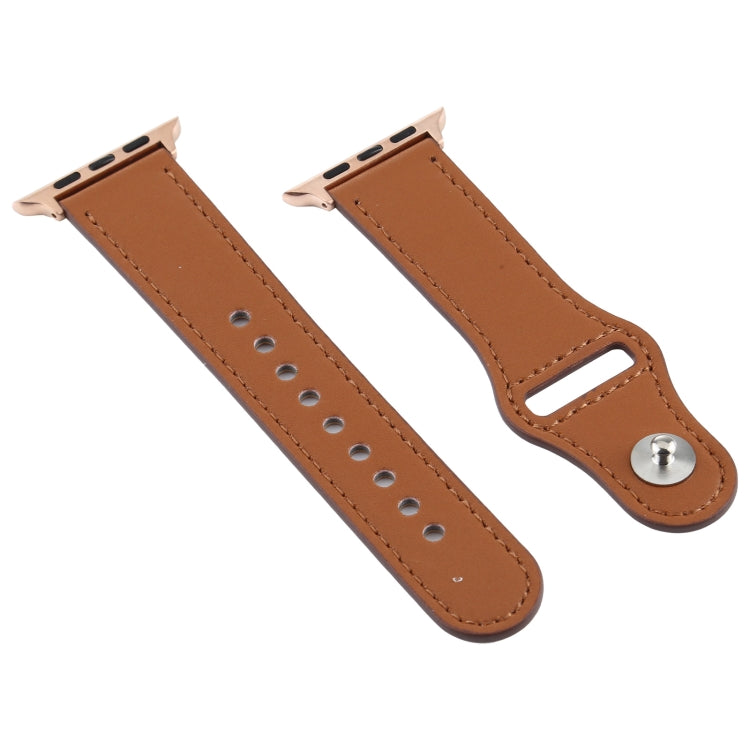 For Apple Watch 3 / 2 / 1 Generation 42mm Universal Buckle Leather Strap, For Apple Watch Series 7 45mm / 6 & SE & 5 & 4 44mm / 3 & 2 & 1 42mm, For Apple Watch Series 8&7 45mm / SE 2&6&SE&5&4 44mm / 3&2&1 42mm