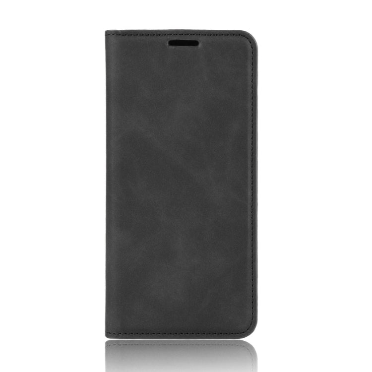 For OPPO A91 Retro-skin Business Magnetic Suction Horizontal Flip PU Leather Case with Holder & Card Slots & Wallet, For OPPO A91