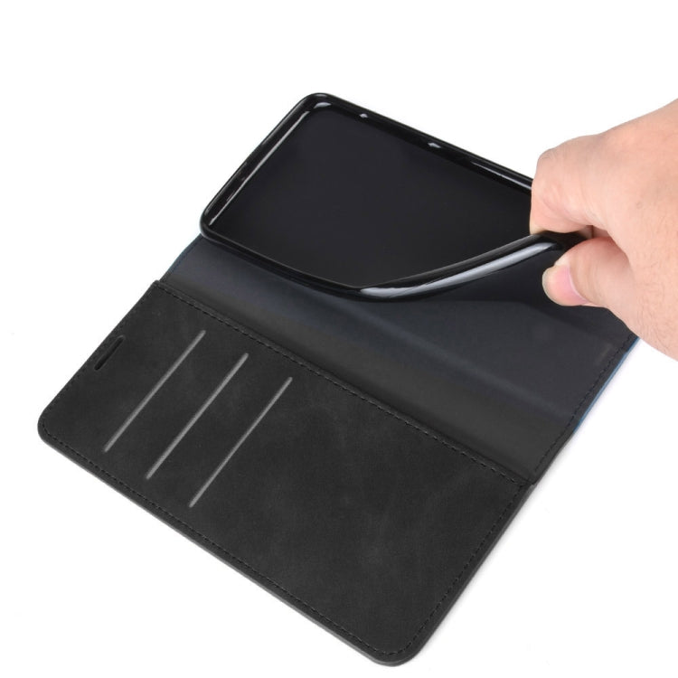 For OPPO A91 Retro-skin Business Magnetic Suction Horizontal Flip PU Leather Case with Holder &amp; Card Slots &amp; Wallet, For OPPO A91