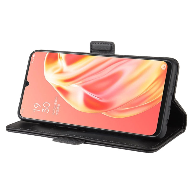 For OPPO A91 Dual-side Magnetic Buckle Horizontal Flip PU Leather Case with Holder &amp; Card Slots &amp; Wallet, For OPPO A91