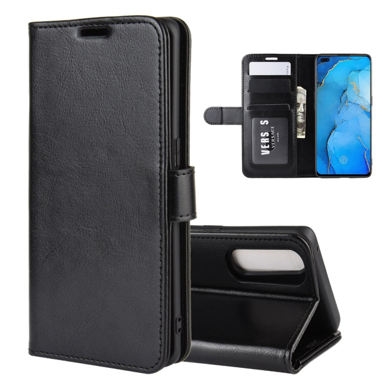 For OPPO RENO 3 PRO R64 Texture Single Horizontal Flip Protective Case with Holder & Card Slots & Wallet& Photo Frame, For OPPO RENO3 PRO