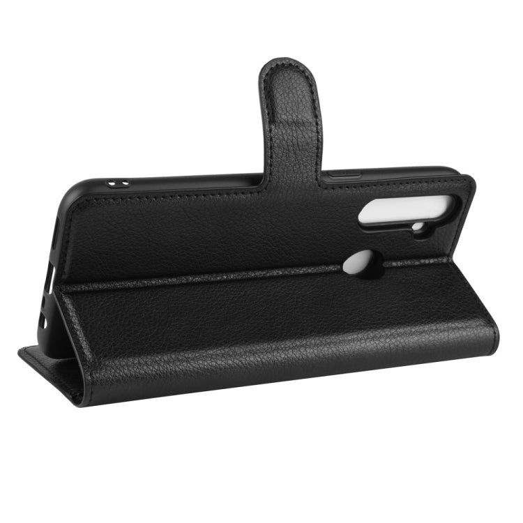 For OPPO Realme C3 (3 cameras)/Realme 5 Litchi Texture Horizontal Flip Protective Case with Holder & Card Slots & Wallet, For OPPO Realme C3 (3 Cameras)