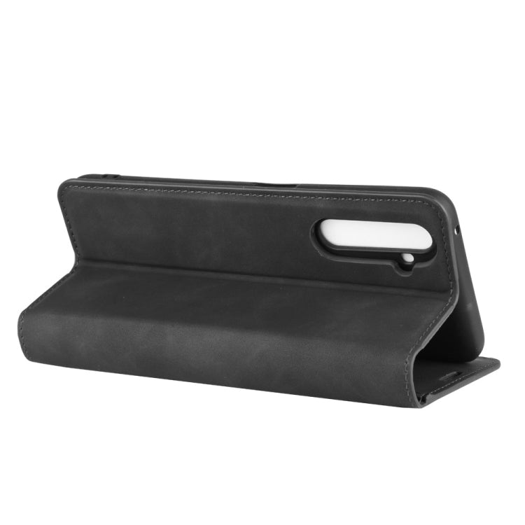 For OPPO Realme 6 Pro Retro-skin Business Magnetic Suction Leather Case with Holder & Card Slots & Wallet, For OPPO Realme 6 Pro