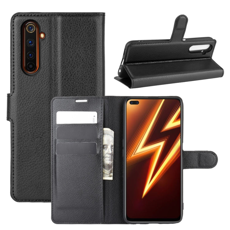 For OPPO Realme 6 Pro Litchi Texture Horizontal Flip Protective Case with Holder &amp; Card Slots &amp; Wallet, For Realme 6 Pro, For OPPO Realme 6 Pro