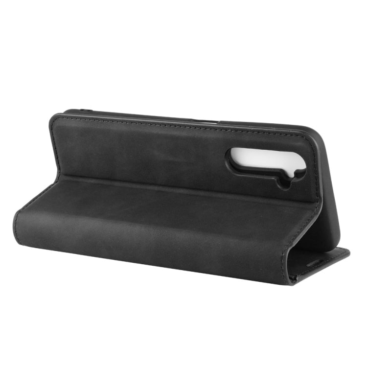 For OPPO Realme 6 Retro-skin Business Magnetic Suction Leather Case with Holder &amp; Card Slots &amp; Wallet, For OPPO Realme 6