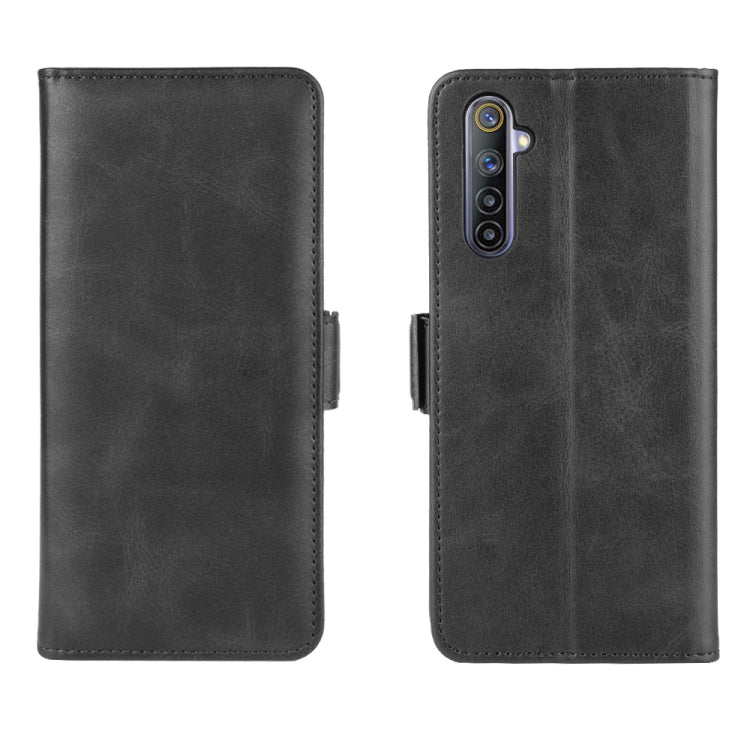 For OPPO Realme 6 Dual-side Magnetic Buckle Horizontal Flip Leather Case with Holder &amp; Card Slots &amp; Wallet, For OPPO Realme 6