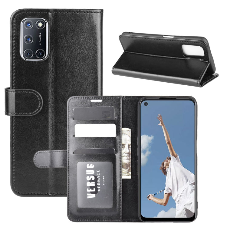 For OPPO A72/A52 R64 Texture Single Horizontal Flip Protective Case with Holder & Card Slots & Wallet& Photo Frame, For OPPO A72