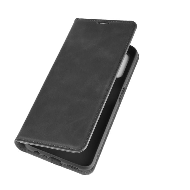For OPPO A72 Retro-skin Business Magnetic Suction Leather Case with Holder &amp; Card Slots &amp; Wallet, For OPPO A72