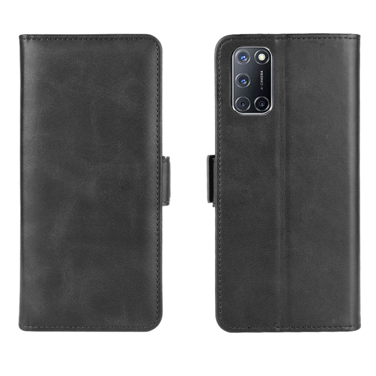 For OPPO A72 Dual-side Magnetic Buckle Horizontal Flip Leather Case with Holder &amp; Card Slots &amp; Wallet, For OPPO A72