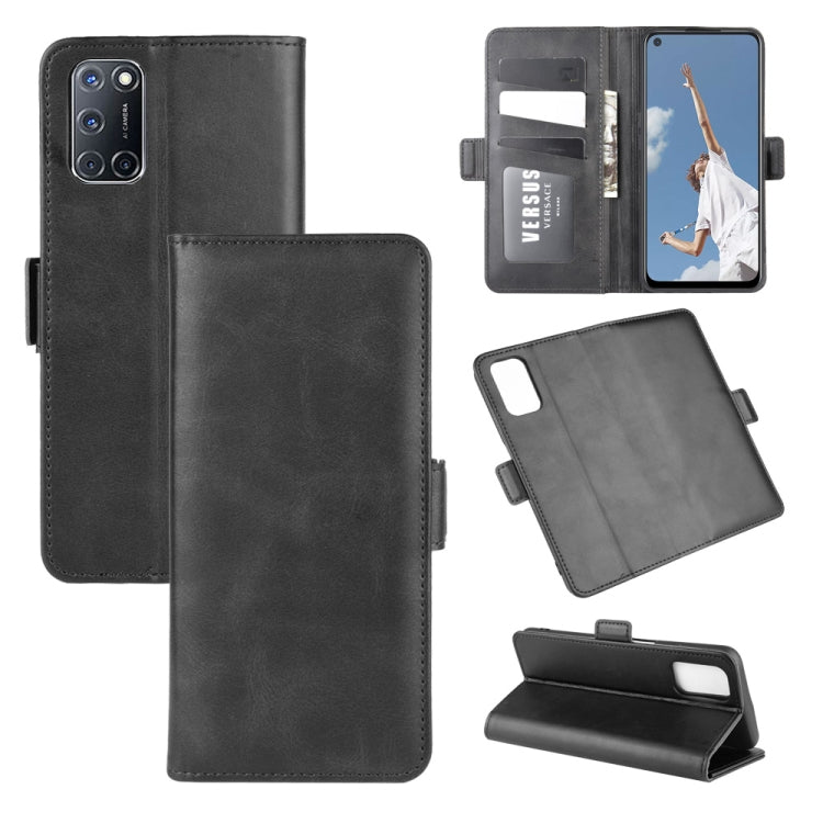 For OPPO A72 Dual-side Magnetic Buckle Horizontal Flip Leather Case with Holder &amp; Card Slots &amp; Wallet, For OPPO A72