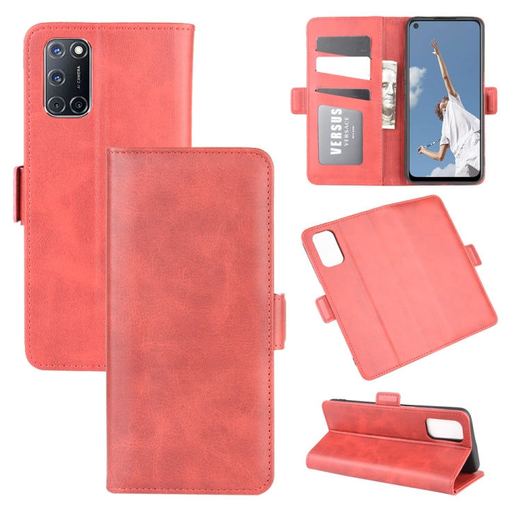 For OPPO A72 Dual-side Magnetic Buckle Horizontal Flip Leather Case with Holder & Card Slots & Wallet, For OPPO A72