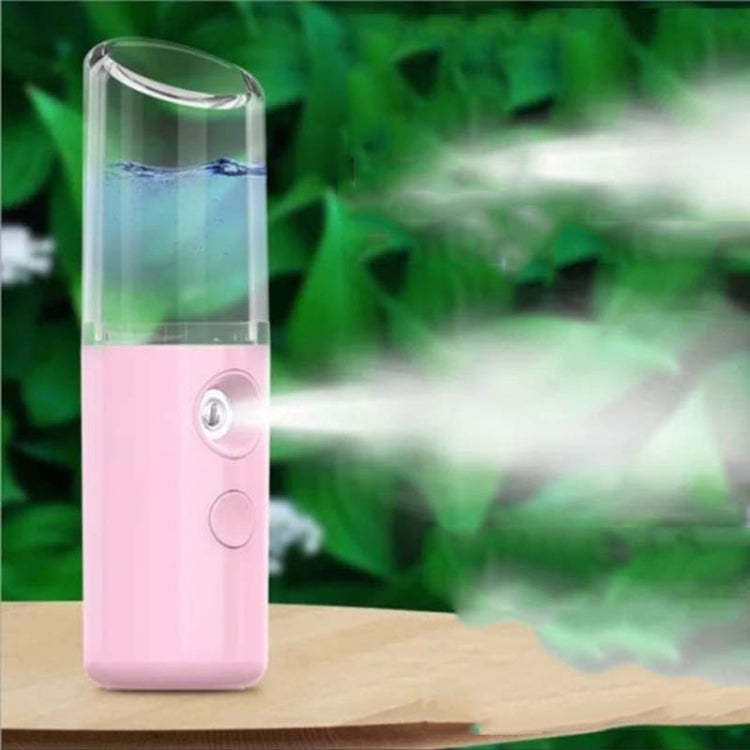 Facial Hydration Instrument Air Humidifier USB Beauty Cold Spray Instrument Auto Alcohol Disinfection Spayer, Lipstick Style, L20