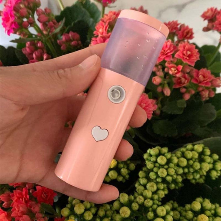 Facial Hydration Instrument Air Humidifier USB Beauty Cold Spray Instrument Auto Alcohol Disinfection Spayer, Lipstick Style, L20