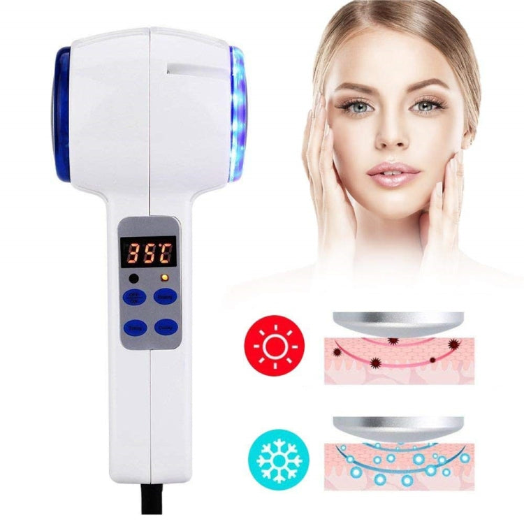 Face Care Device Hot Cold Hammer Cryotherapy Blue Photon Acne Treatment Skin Beauty Massager Lifting Rejuvenation Facial Machine