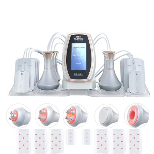 6 In 1  80K Ultrasonic Cavitation Vacuum Radio Frequency Lipo Laser Slimming Machine