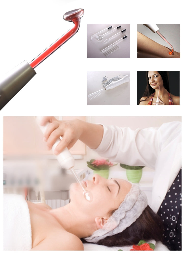 Replacement Electrotherapy Wand Glass Tube High Frequency Bactericidal Tag Spot Acne Remover Hair Facial Body Spa Beauty Care