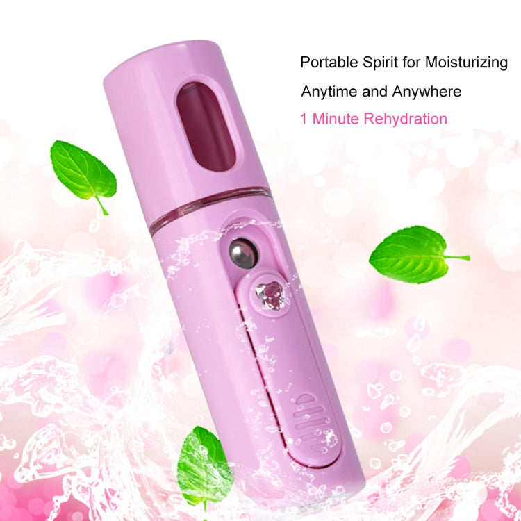 Facial Steamer Nano Steamer Handy  Face Moisture Sprayer Rechargeable Mini USB Charging