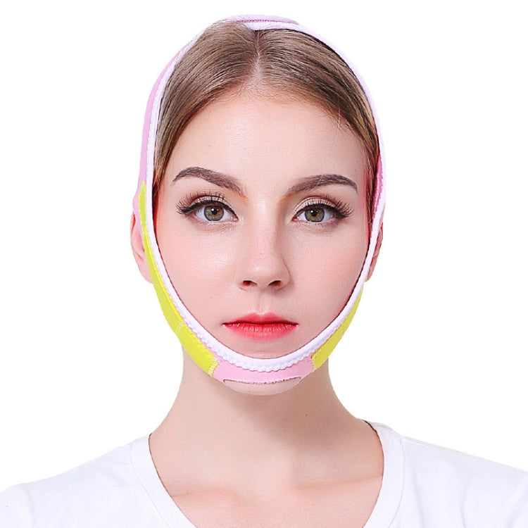 Enhanced Version For Men And Women Face-Lifting Bandage V Face  Double Chin Shaping Face Mask, 098 Pink Yellow, 098 Pink White, 074 Skin Tone, 076 M Size, 076 L Size, 090 Without Hole, 091 Orange, 072 Pink, 072 White, 073 Pink, 073 White