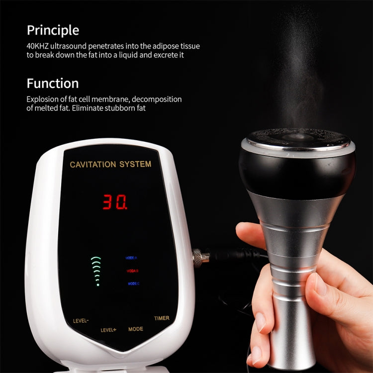 40K Cavitation Ultrasonic Body Slimming Machine Weight Loss Ultrasound Massager, US Plug, EU Plug, AU Plug, UK Plug