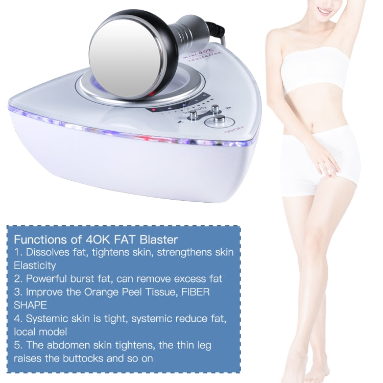 40K Mini Fat Burner Cavitation Machine Weight Loss Body Slimming Machine, US Plug, EU Plug, UK Plug