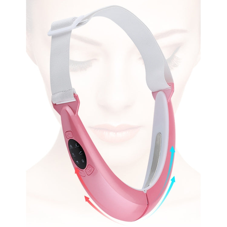 106892 EMS Microcurrent Red and Blue Light Massage Face-Lifting Instrument, (Pink), (White)