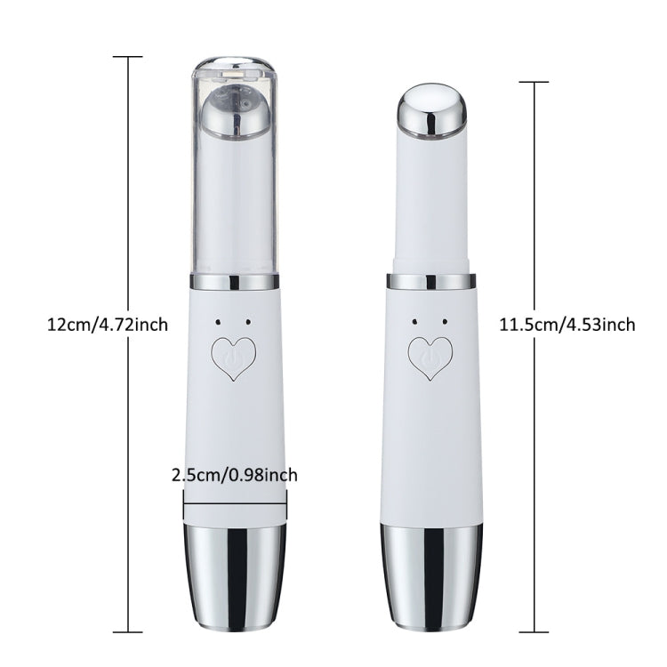 12335 Eye Vibration Heating Massage Pen Removing Eye Wrinkle and Importing Massager Beauty Instruments, 12335