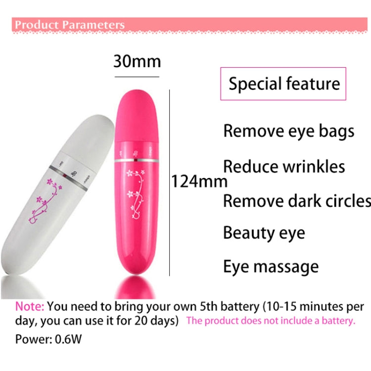 2 PCS Mini Electric Portable Eye Massager Eye Care Beauty Instrument