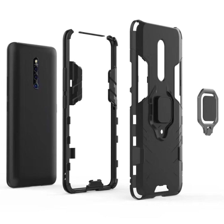 PC + TPU Shockproof Protective Case for VIVO X27 Pro, with Magnetic Ring Holder, For VIVO X27 Pro