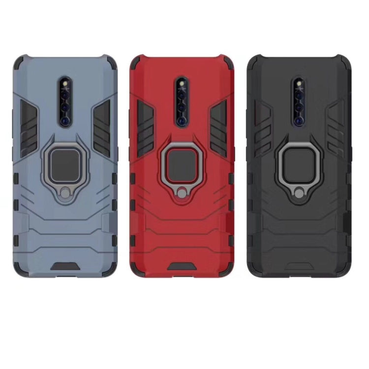 PC + TPU Shockproof Protective Case for VIVO X27 Pro, with Magnetic Ring Holder, For VIVO X27 Pro