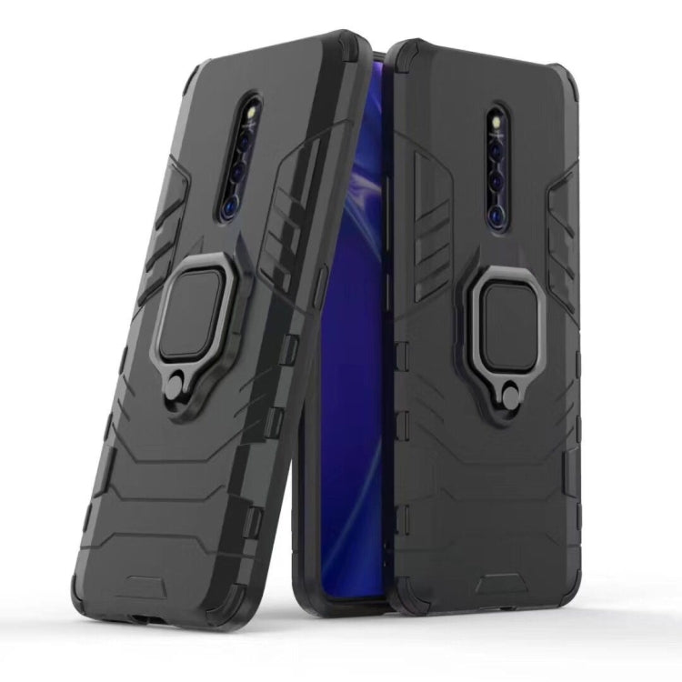 PC + TPU Shockproof Protective Case for VIVO X27 Pro, with Magnetic Ring Holder, For VIVO X27 Pro